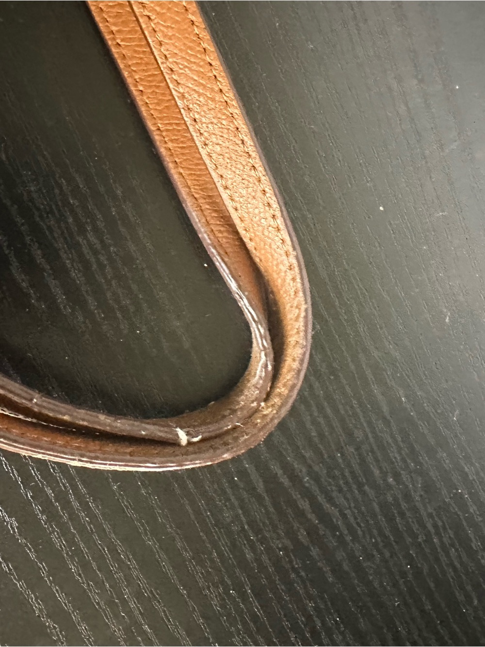 Coach Cognac Leather Street Tote with Gold Logo - Picture 13 of 15